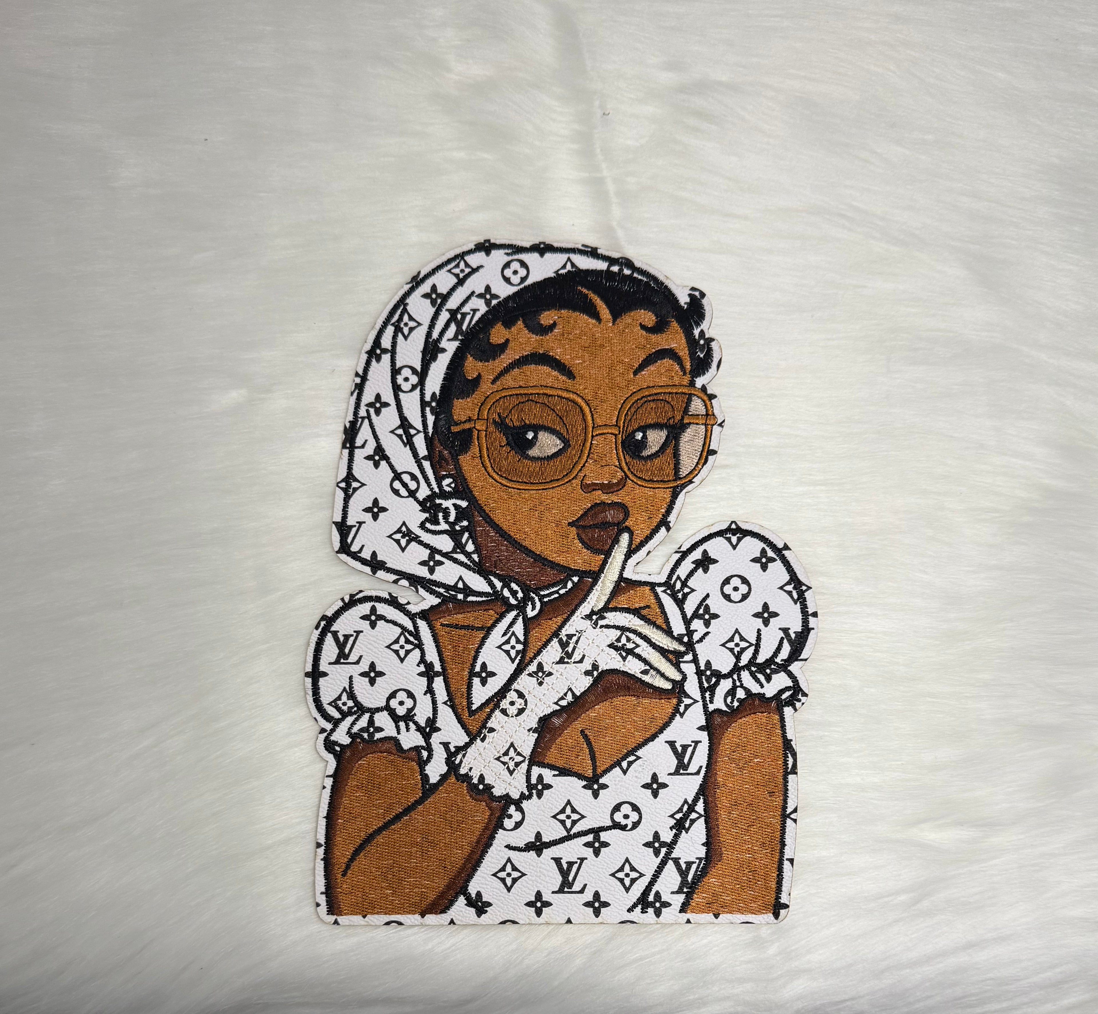 Inspired LV Betty Boop Big Patch