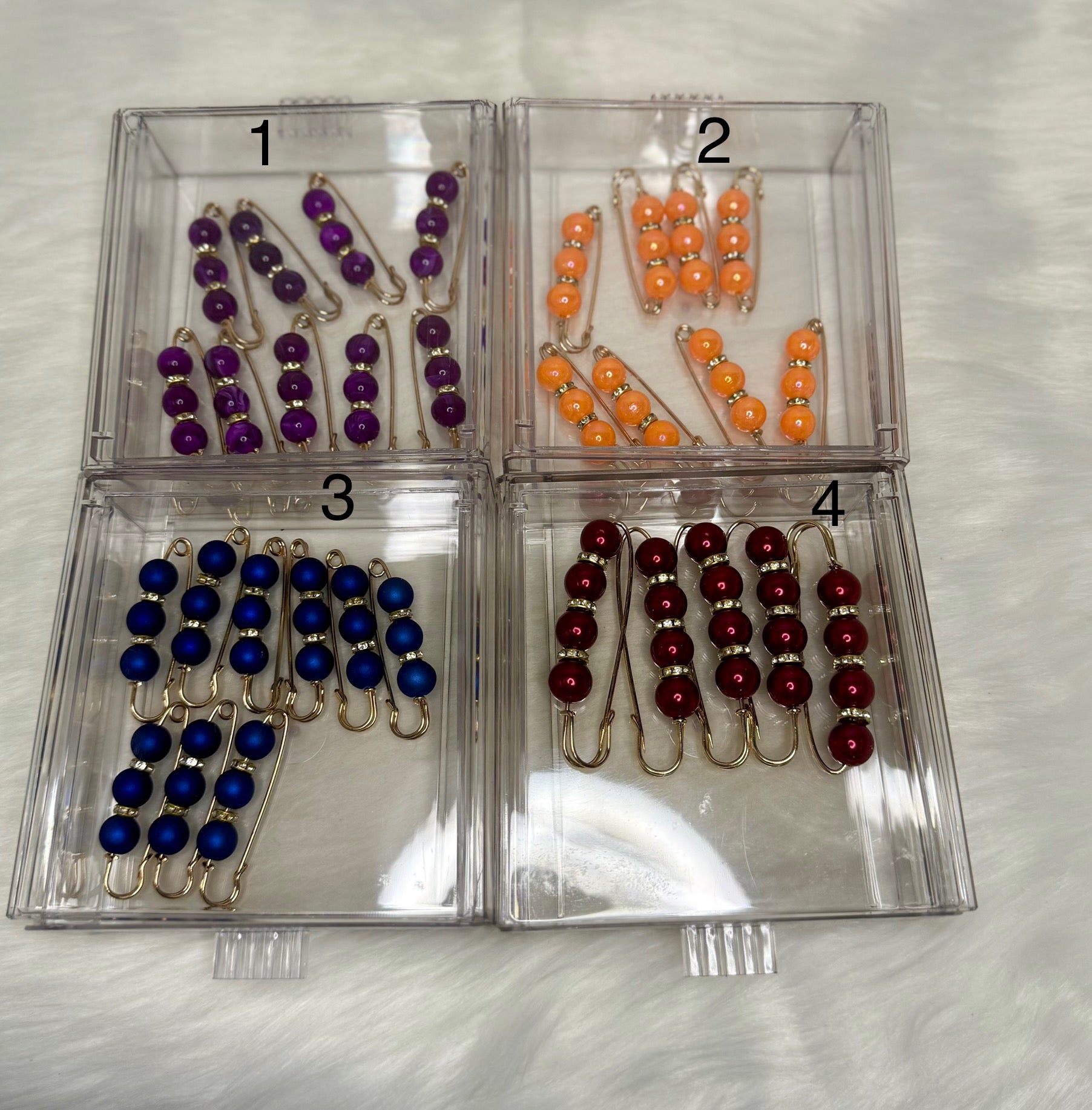 Elegant Pearl Safety Pins