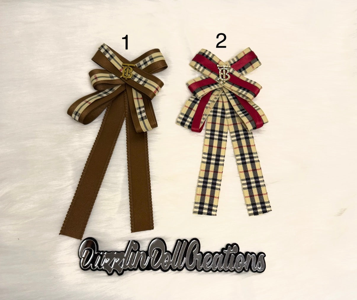 Inspired Desinger Bow Brooches