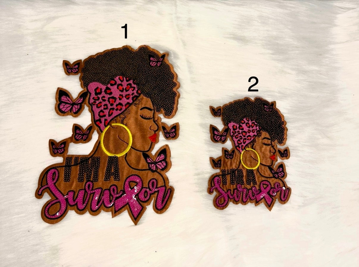I’m A Survivor Big & Small Iron-On Patches
