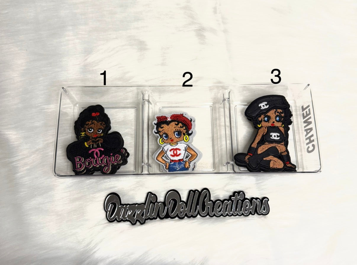 Inspired CC Betty Boop Patches