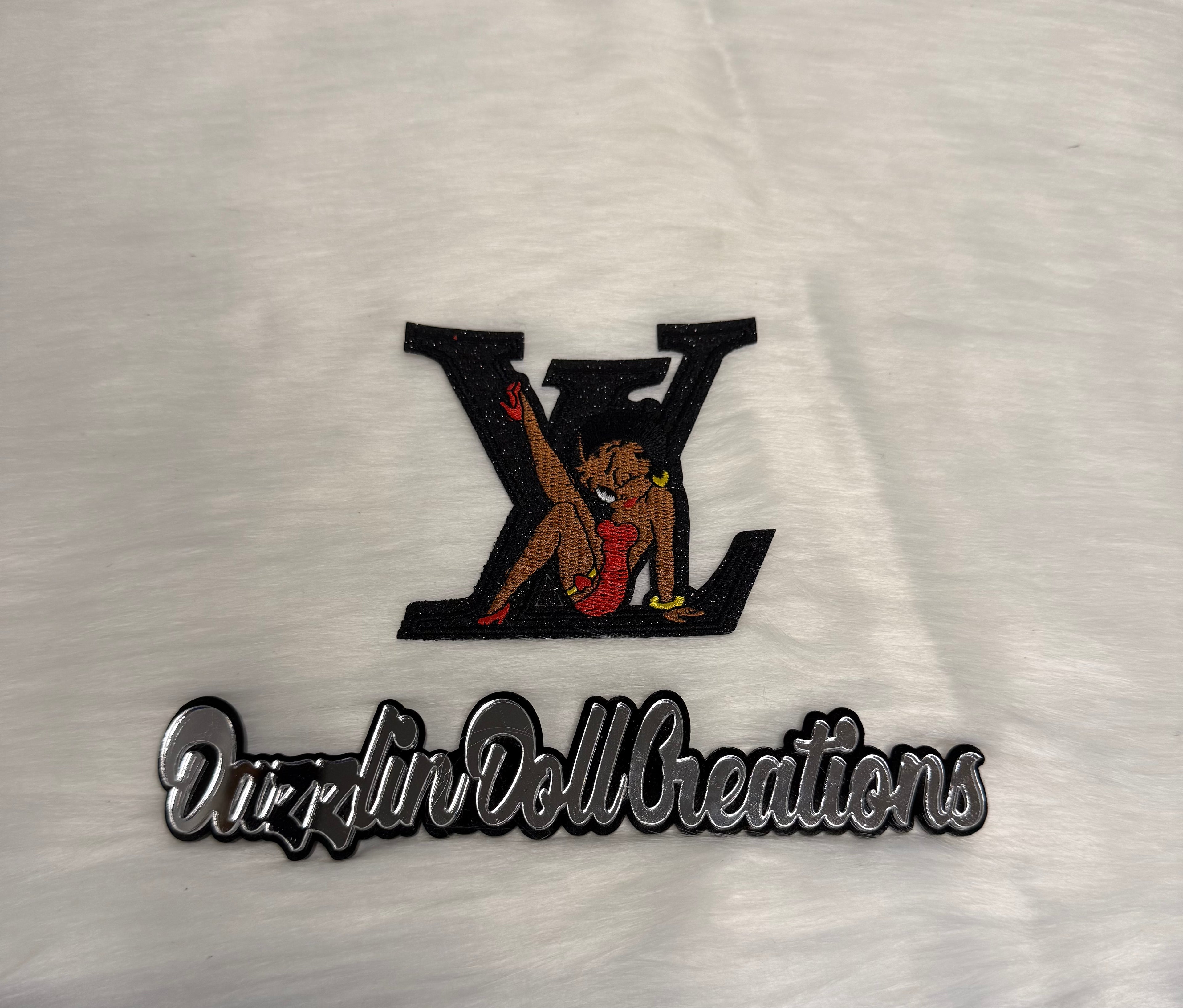 Inspired LV Betty Boop Patch