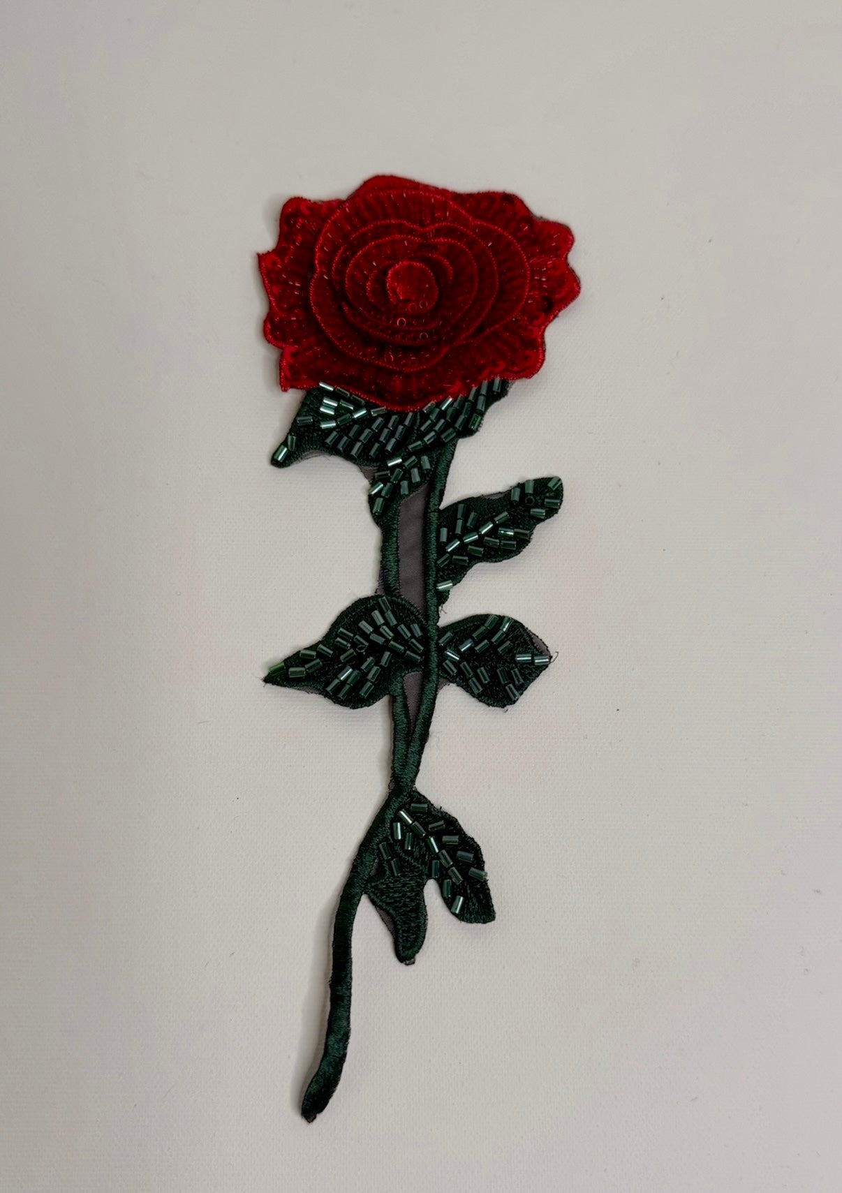 Bling Red Rose Appliqués