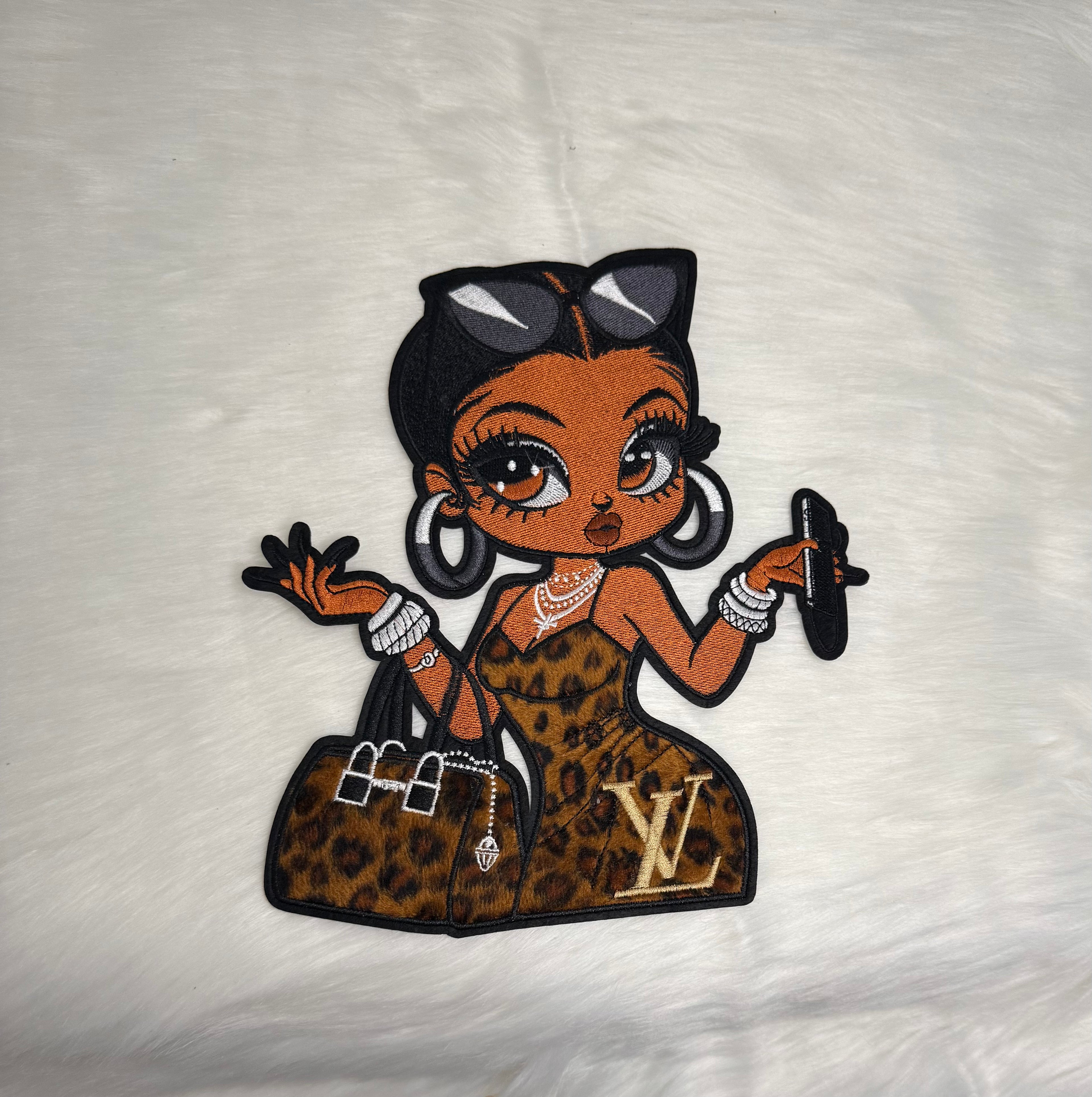 Inspired LV Betty Boop Big Patch