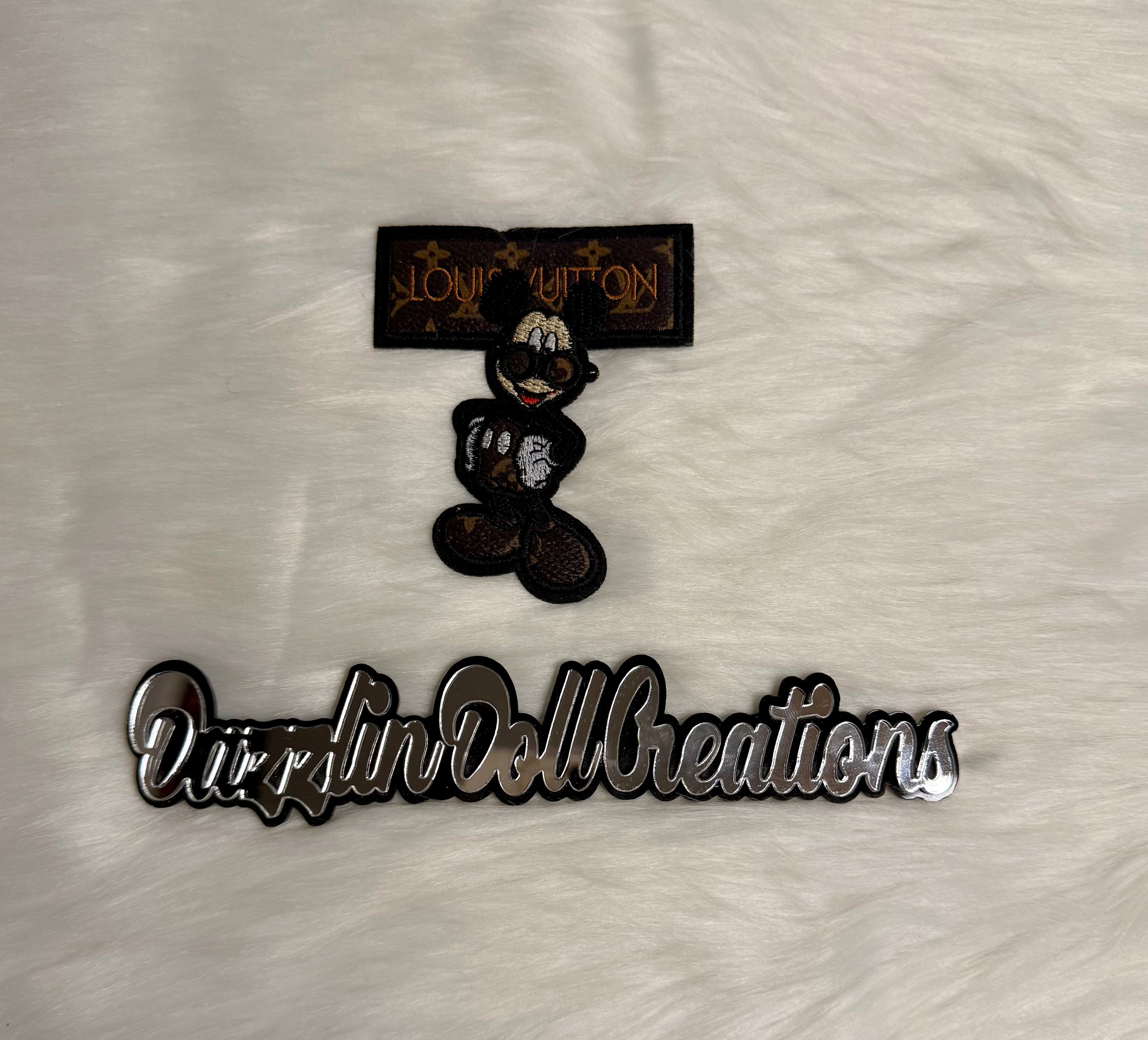 Inspired Designer Mickey Iron-On Patch