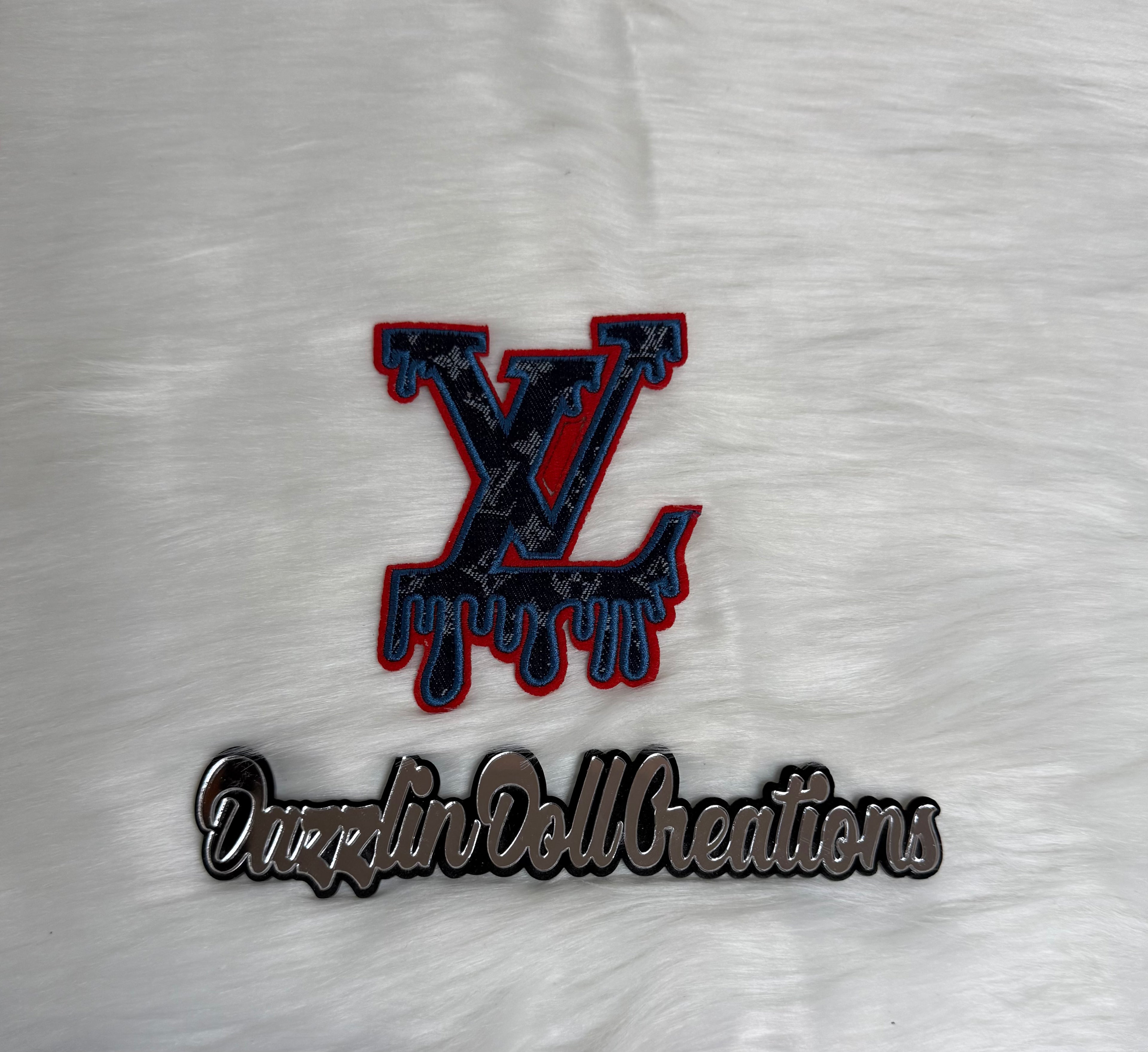 Inspired LV Iron-On Patch