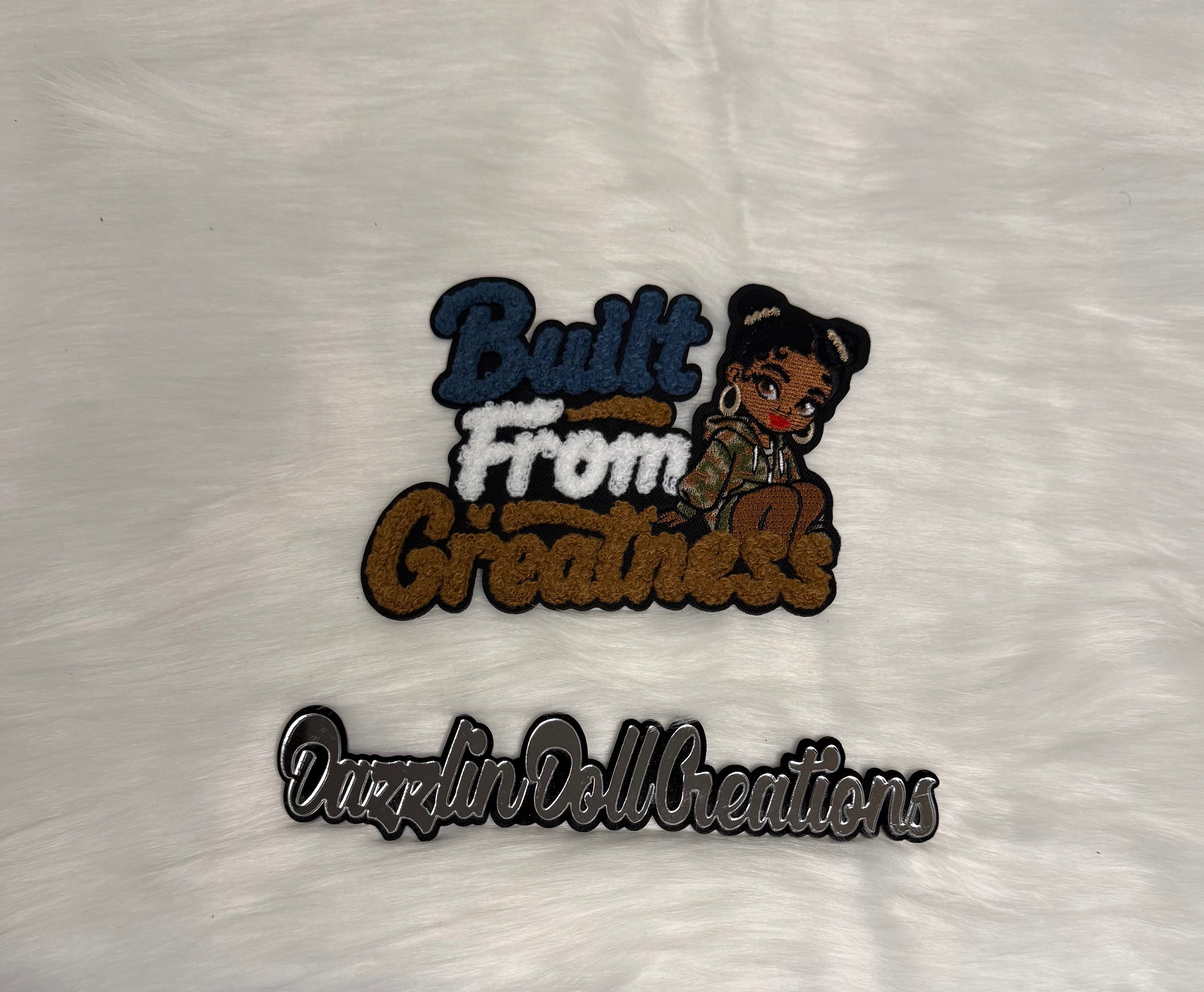 Built From Greatness Mid-Size Iron-On Patch