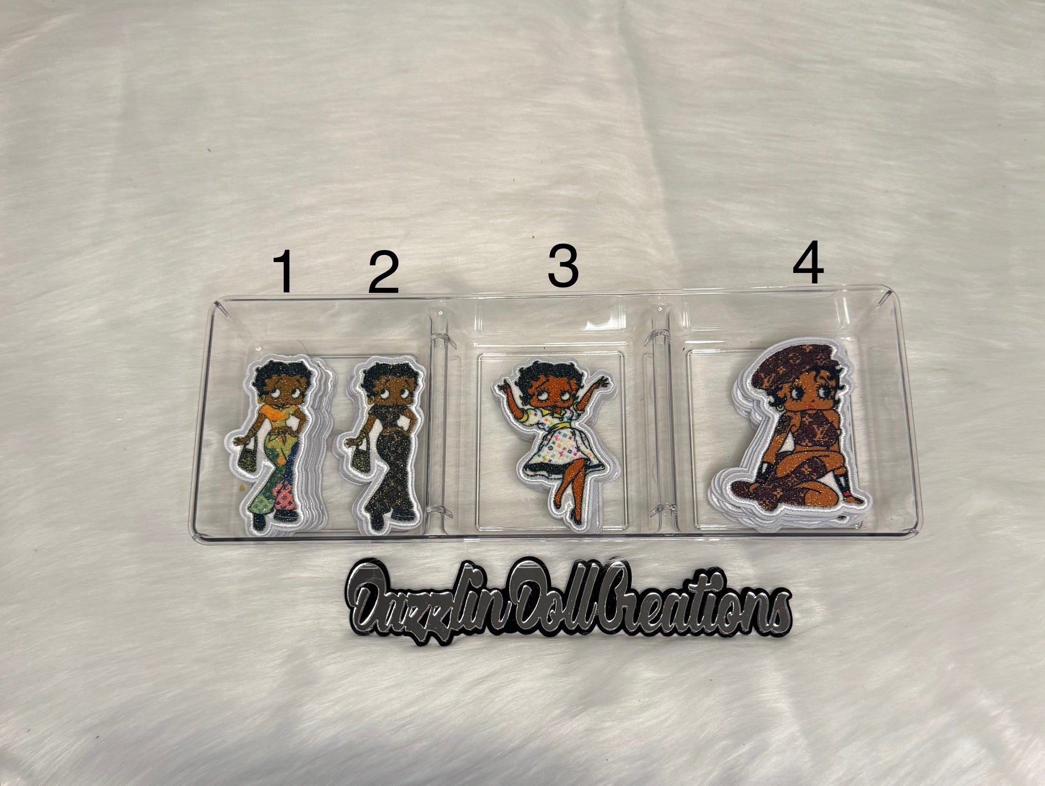 Inspired LV Betty Boop Patches