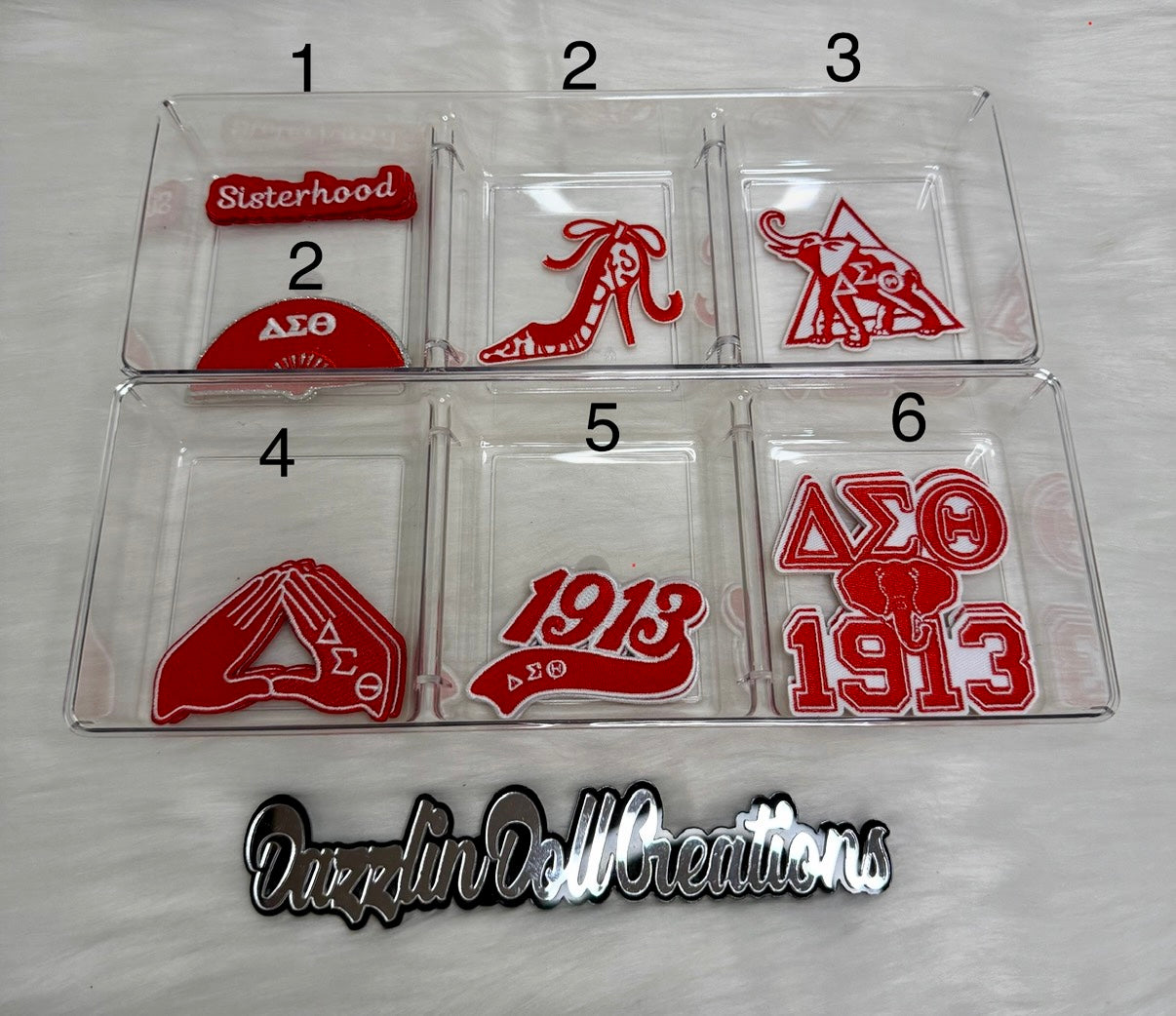 Inspired Delta Sigma Theta Sorority Iron-On Patches