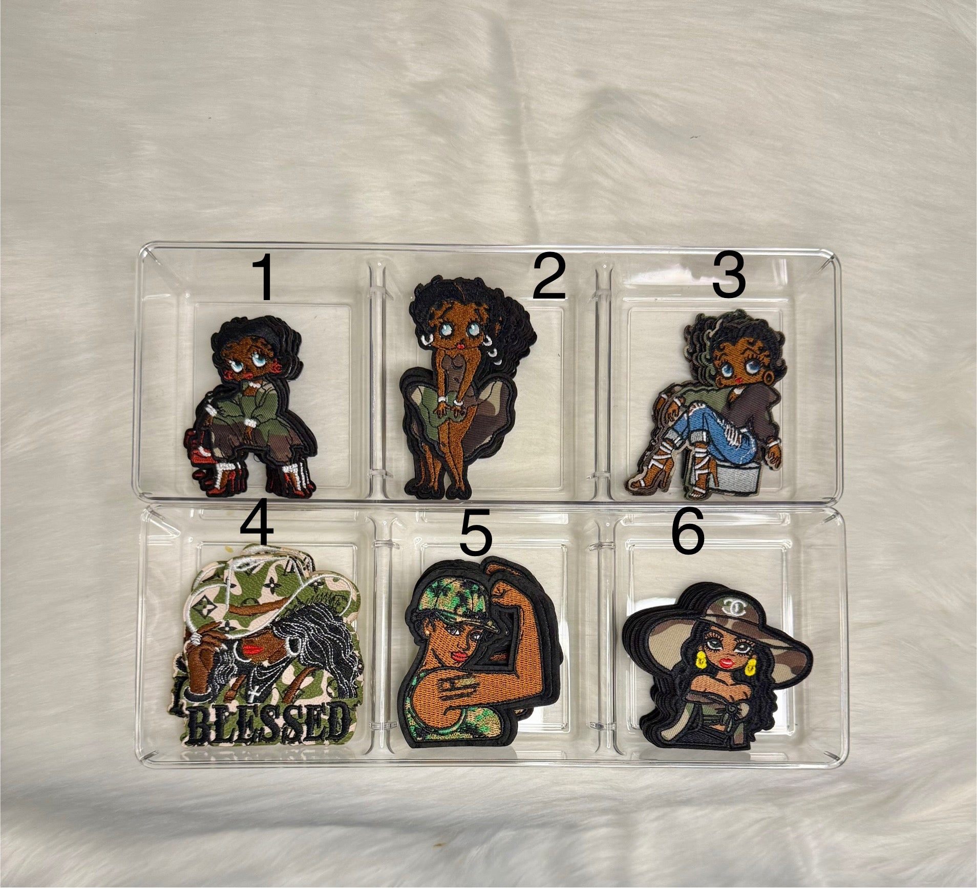 Camo Inspired Designer Patches