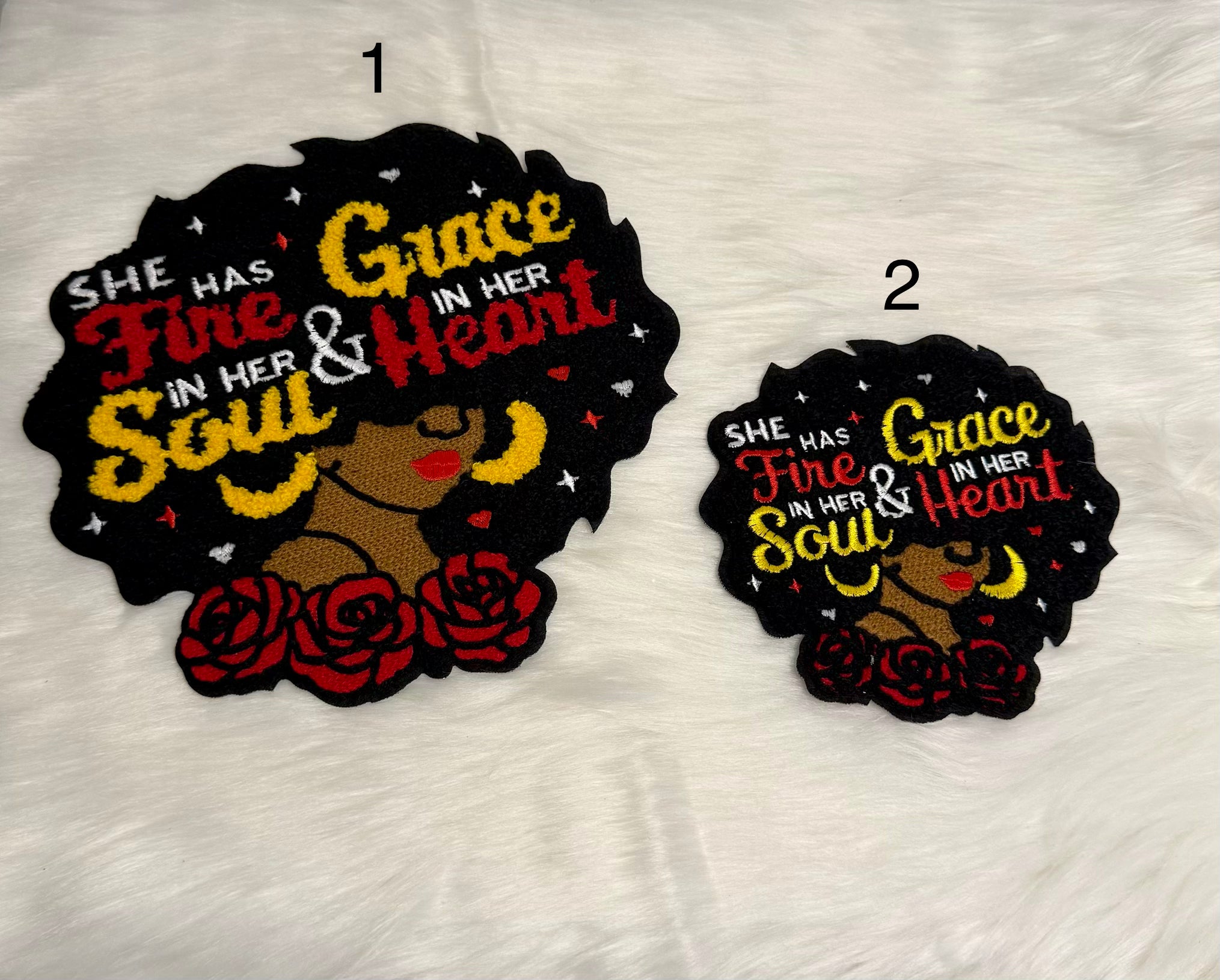 Grace Iron-On Big & Med Patch