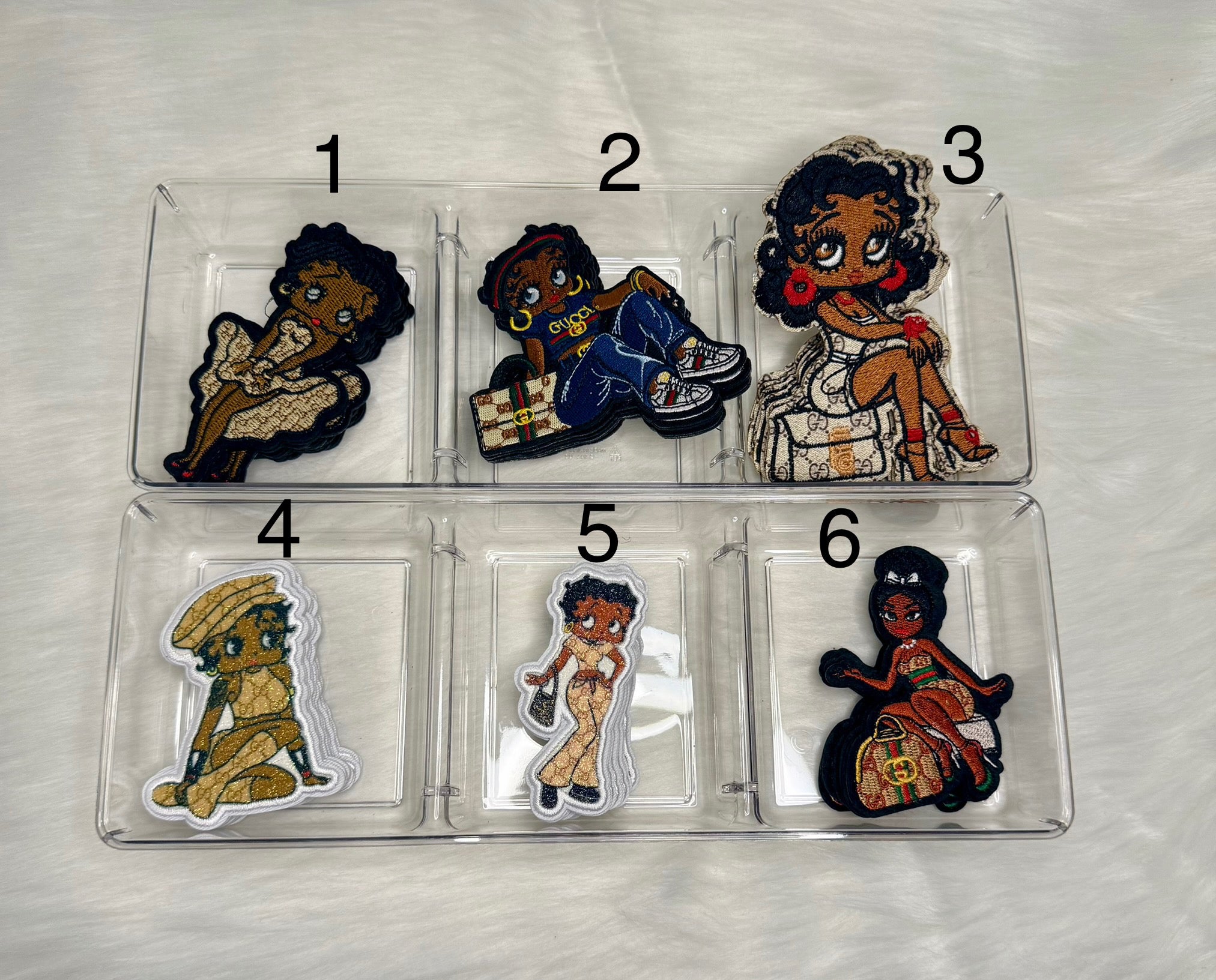 Inspired GG Betty Boop Patches