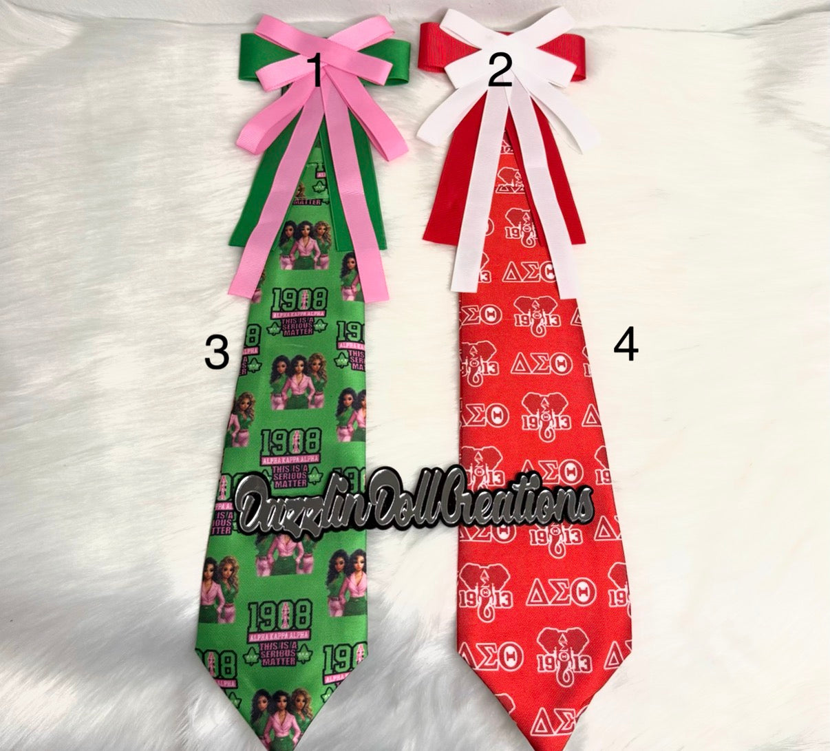 Sorority Ties and Bows