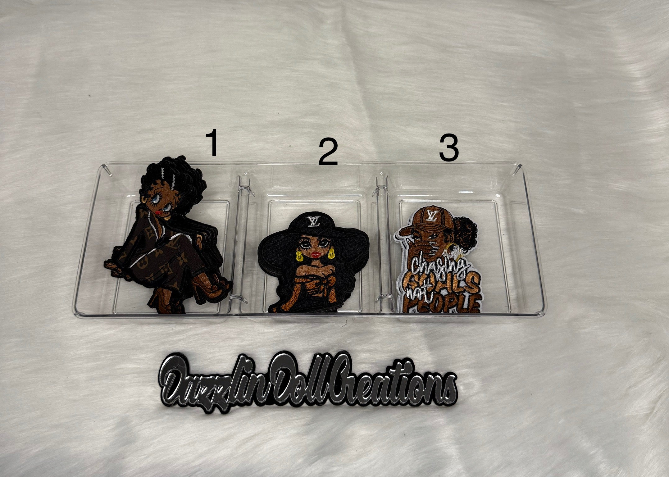 Inspired LV Betty Boop Patches