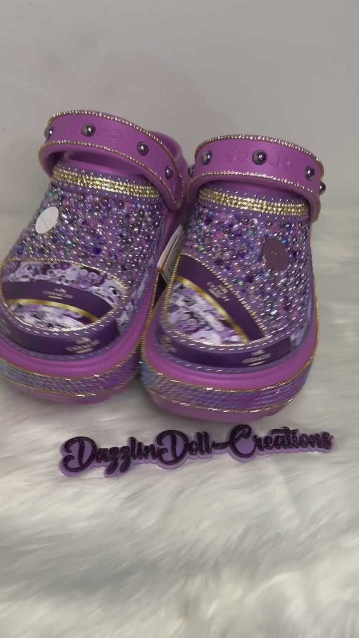 Purple Inspired Designer Crocs