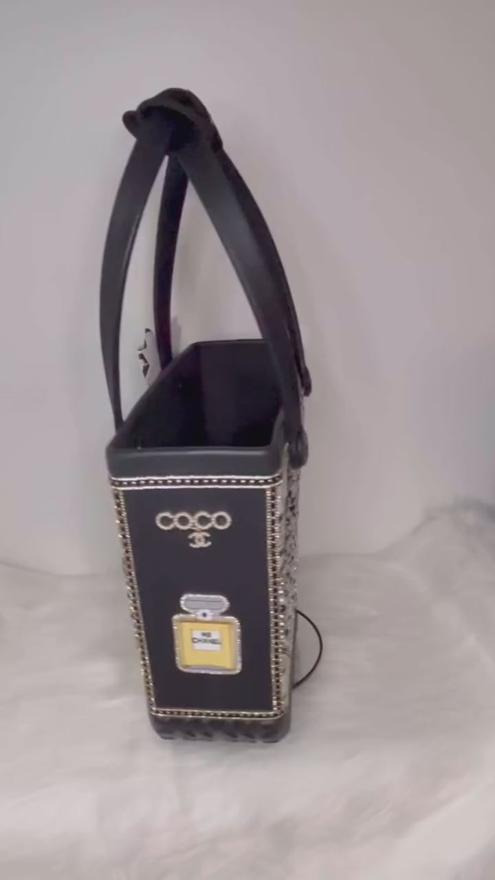 Black and Gold Inspired CC Bogg Bag
