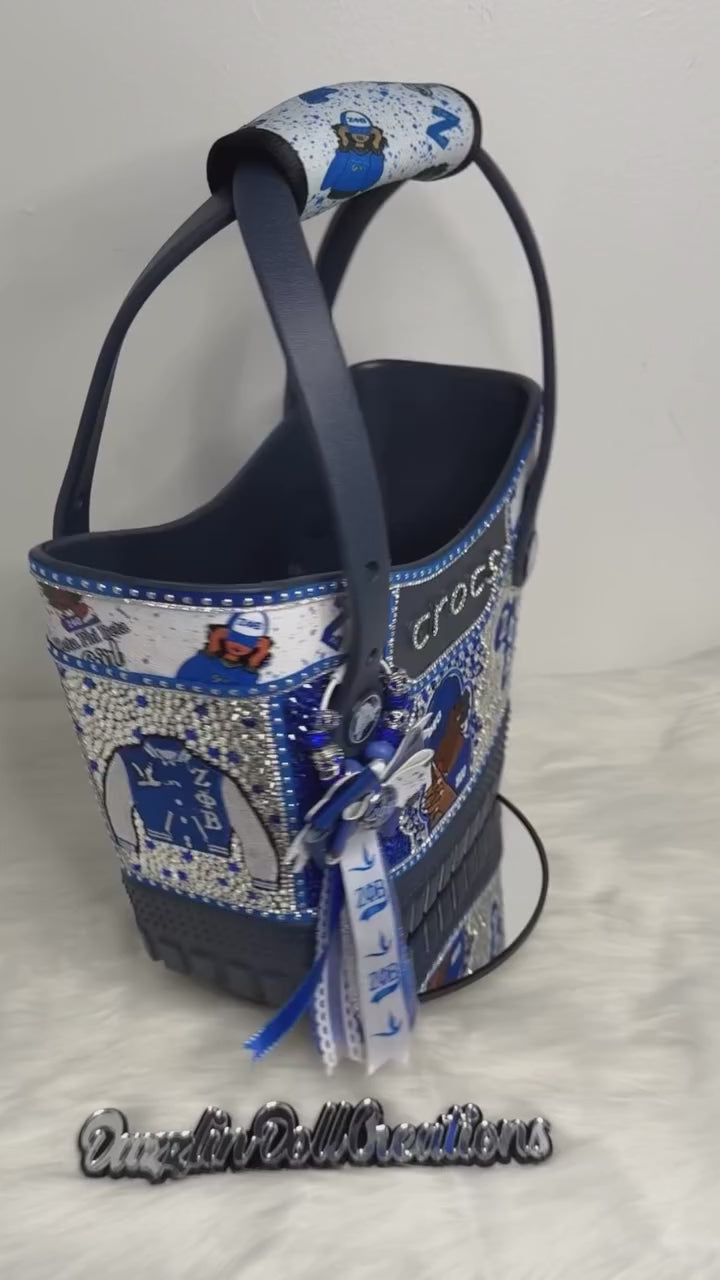 Zeta Phi Beta Crocs Bag