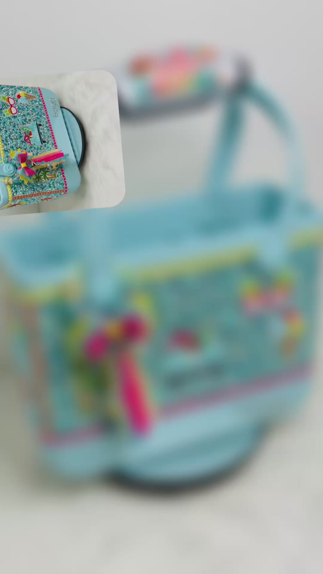 Blue Summer Bogg Bag
