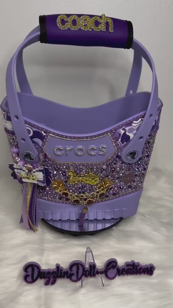 Lavendar Small Crocs Bag