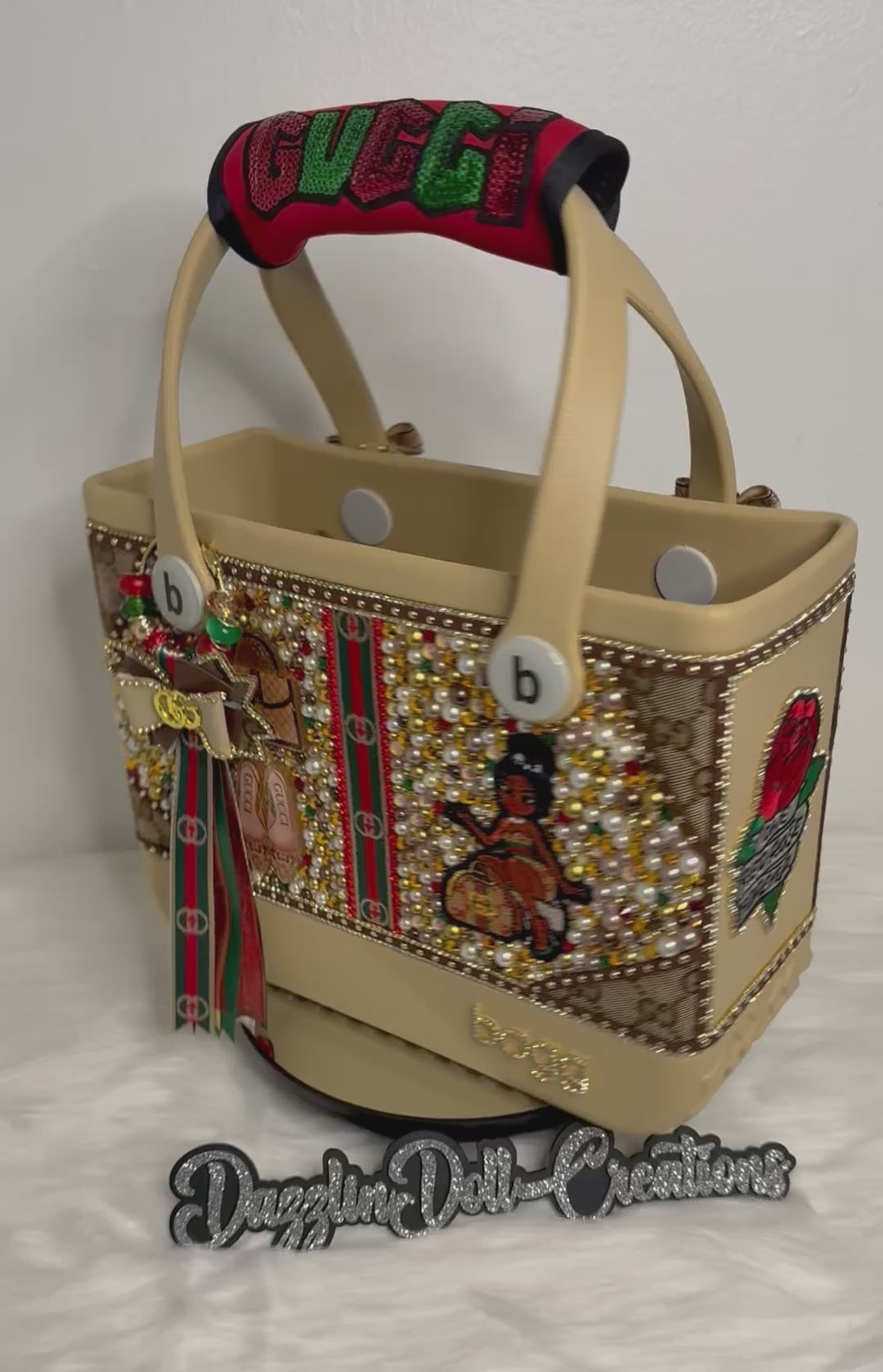 Tan Inspired Gucci Small Bogg Bag