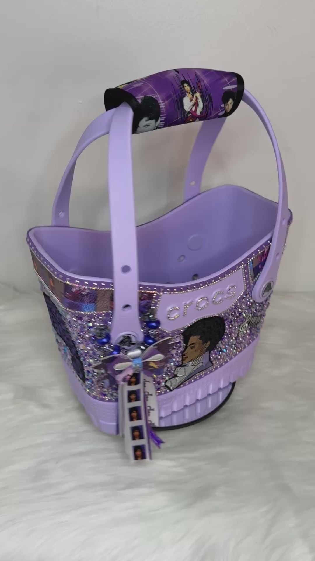Custom Prince (The Musician) Crocs Bag